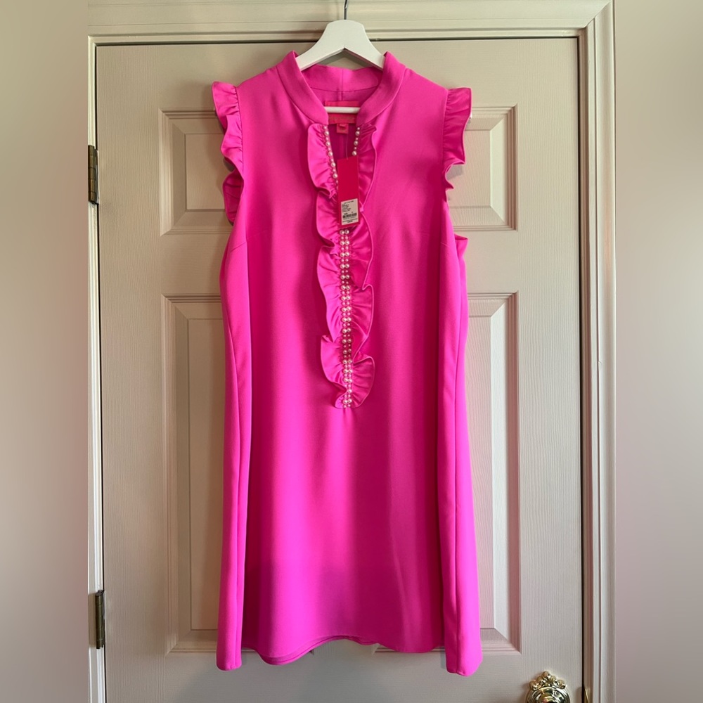 NWT Lilly Pulitzer Adalee Shift Mandevilla Pink Sz 10